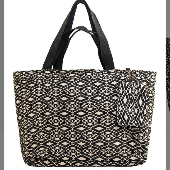 Vintage Addiction Bags Vintage Addiction Tote Bag With Coin Purse